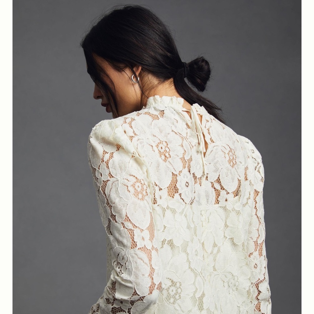 Anthropologie x Mare Mare lace blouse XS - Picture 2 of 5